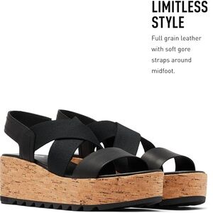 UEC Sorel Women's Cameron Flatform Slingback Sandals